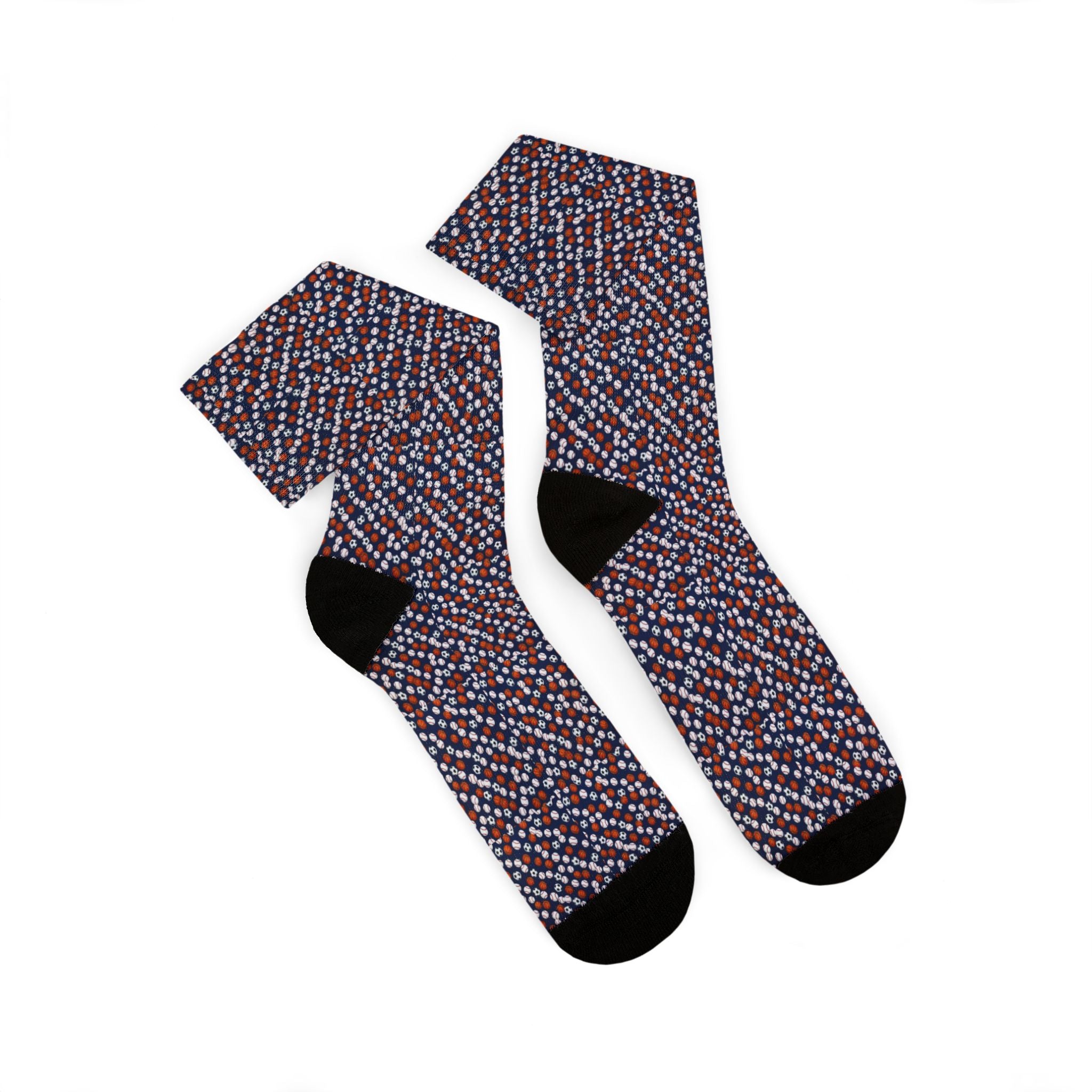 Sports Ball Crew Socks