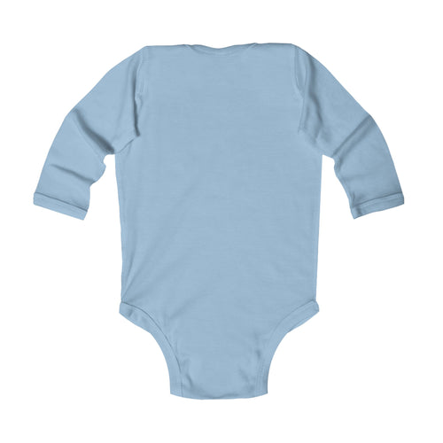 "Don't Ask Me I Just Got Here" Infant Long Sleeve Bodysuit - Funny Newborn Baby Outfit