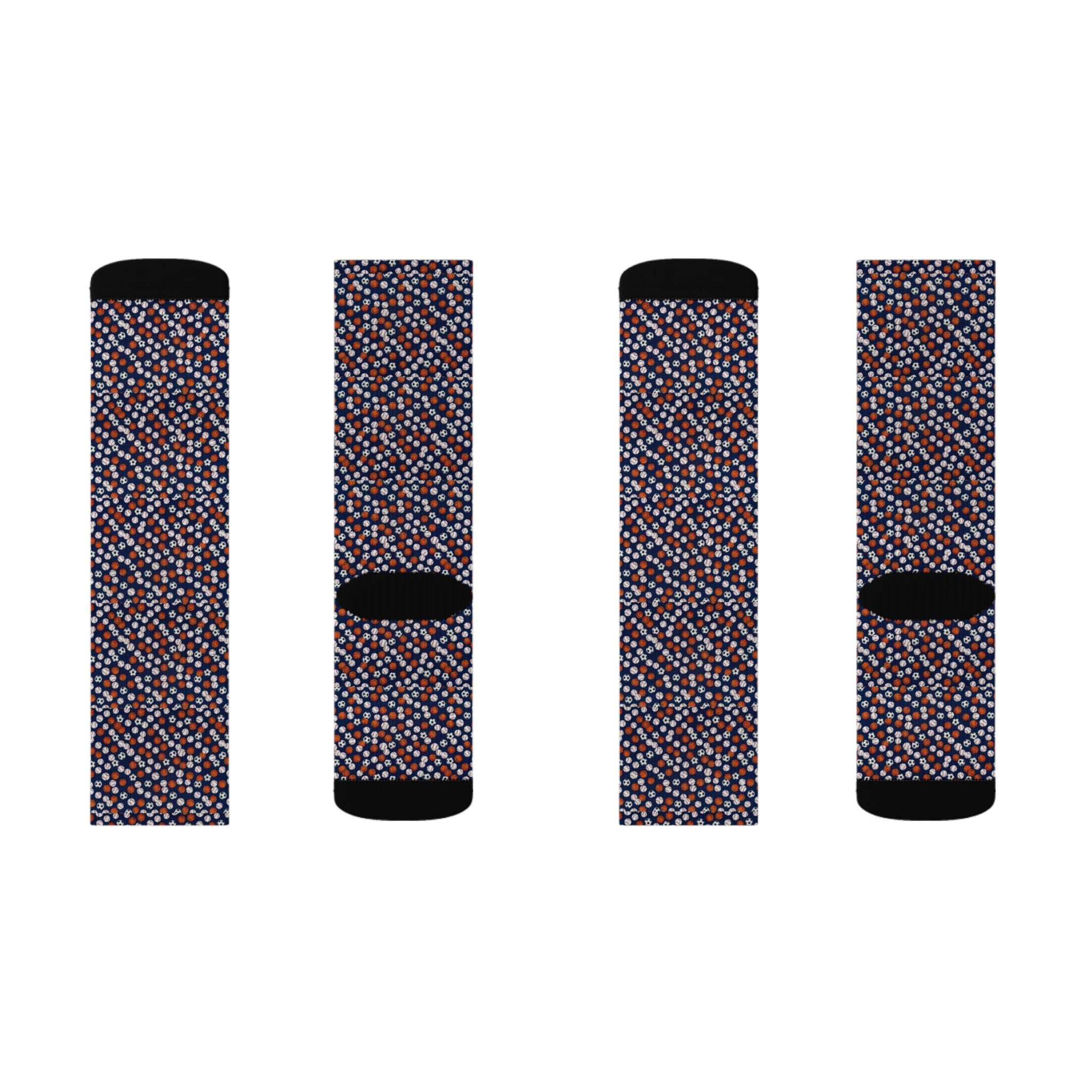 Sports Ball Crew Socks