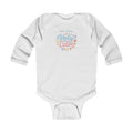 Infant Bodysuit - "Mantra of the Day: Holy Calm" Pastel Floral Baby Onesie