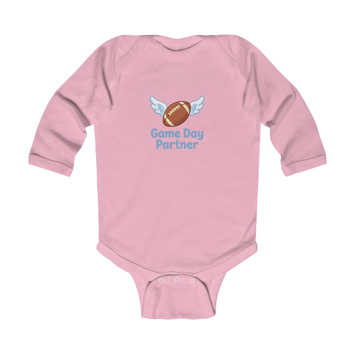 Infant Bodysuit - "Game Day Partner" Football Baby Onesie