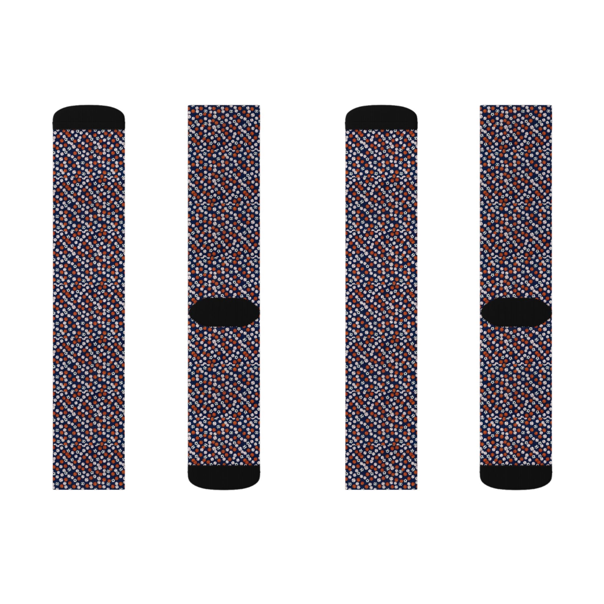 Sports Ball Crew Socks