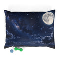 Moonlit Night Pet Bed — Galaxy Starry Sky Dog & Cat Cushion