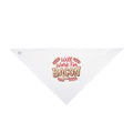 Pet Bandana — "Will Work for Bacon" Funny Dog Bandana, Cute Pet Accessory for Treat-Loving Pups