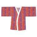Red Paisley Kimono Robe – Long Sleeve
