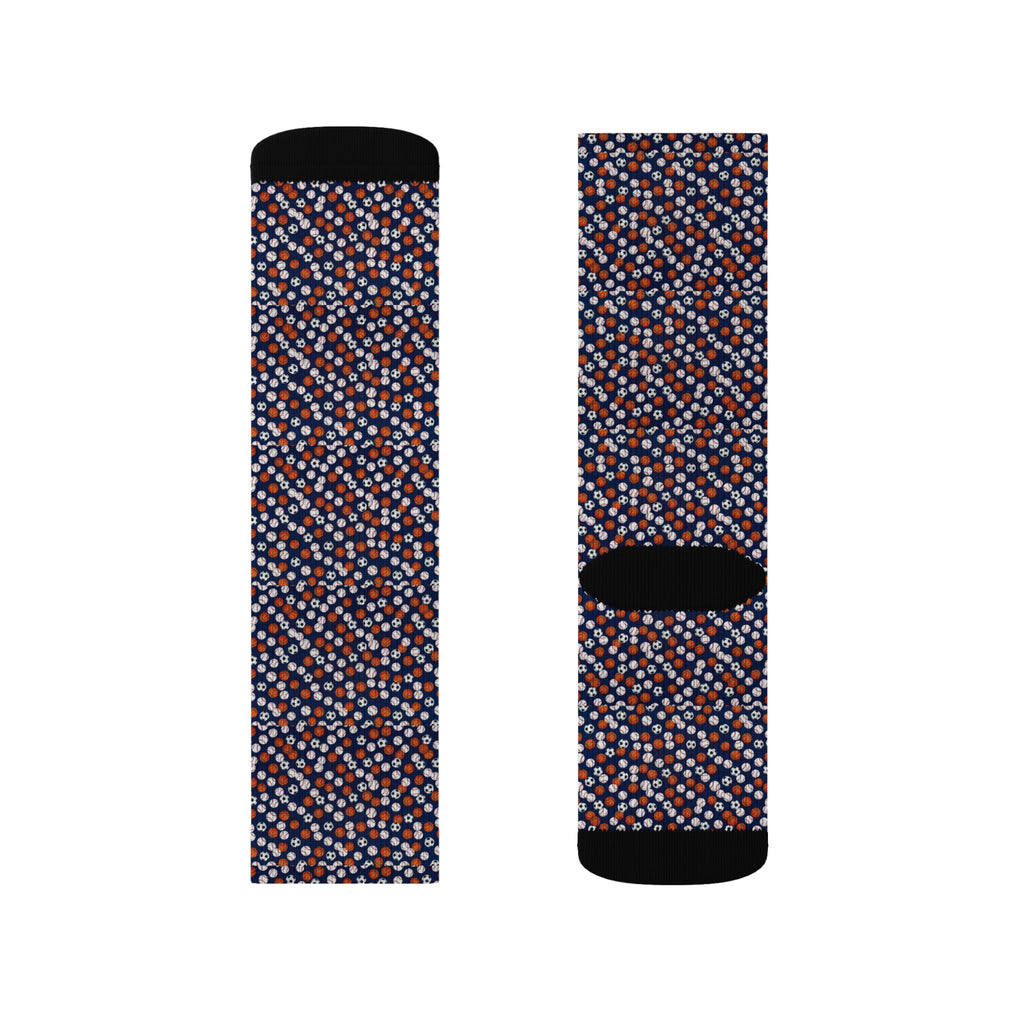 Sports Ball Crew Socks
