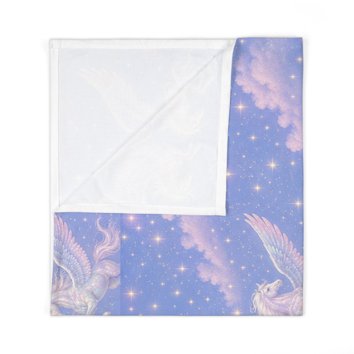 Pegasus Dream Baby Swaddle Blanket — Soft Pegasus Night Sky Infant Wrap
