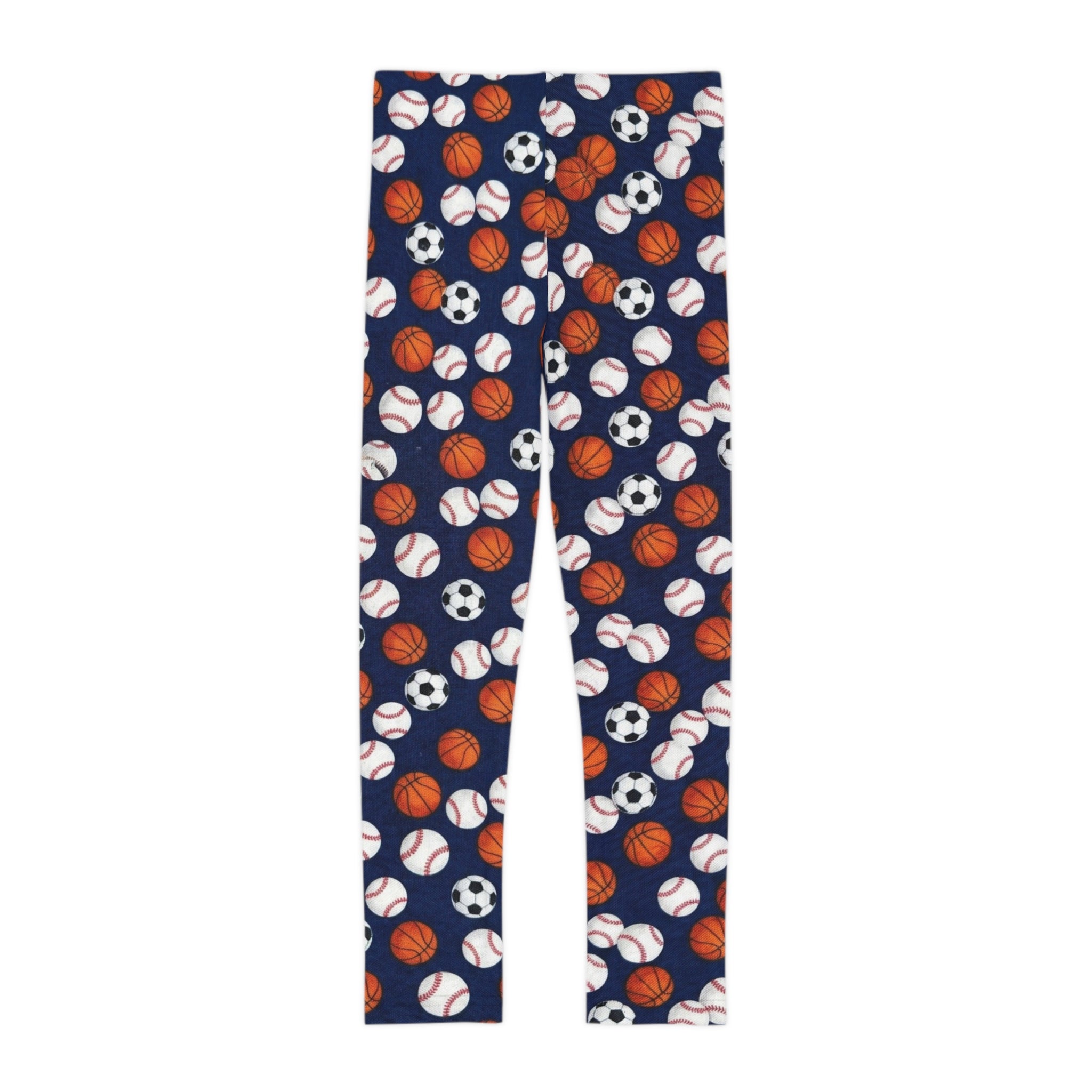 Kids Sports Balls Leggings — All Soccer, Basketball & Baseball Players Invited