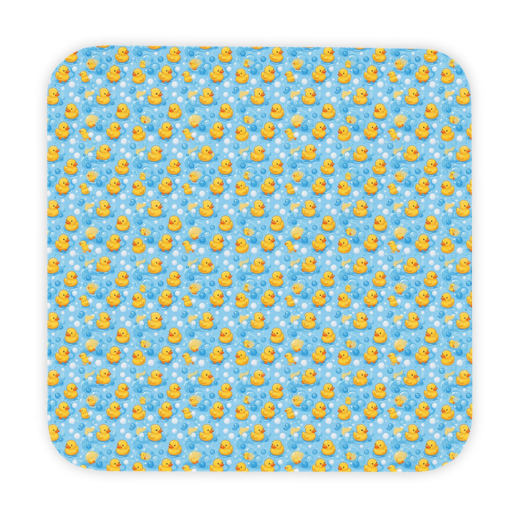 Hooded Baby Towel – Tiny Cute Yellow Rubber Duck Bath Wrap for Newborns & Infants