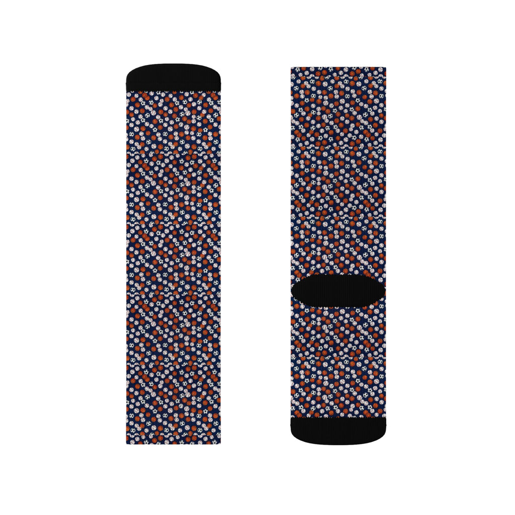 Sports Ball Crew Socks
