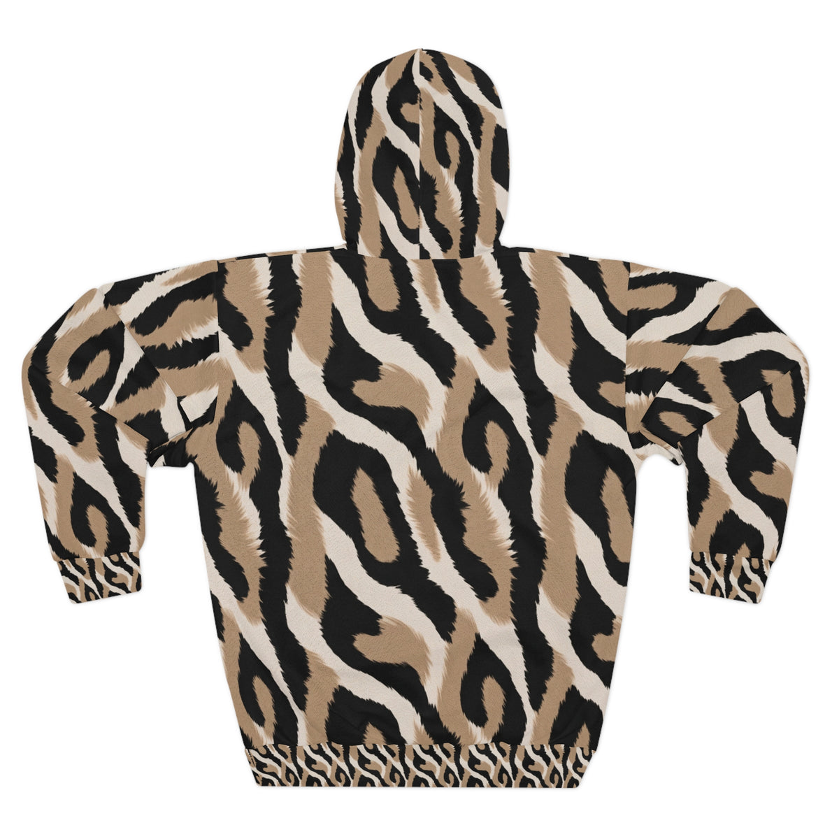 Leopard Print Hoodie – All-Over-Print Cozy Pullover