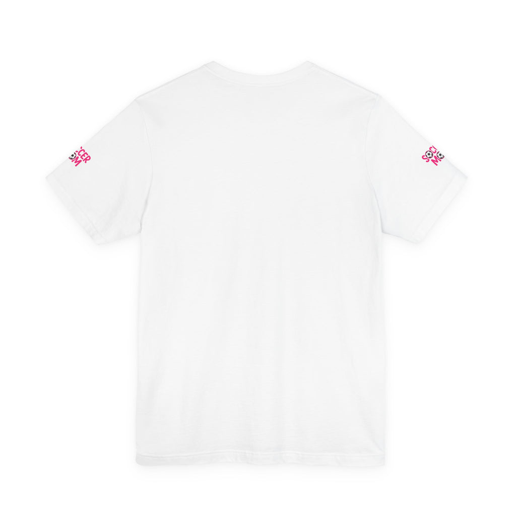 Soccer Mom T-Shirt — Pink Soccer Ball Graphic Tee