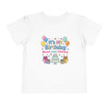 Birthday Toddler Tee Shirt — "It's My Birthday: Blessed. Loved. Celebrated." Cute Cake & Balloons