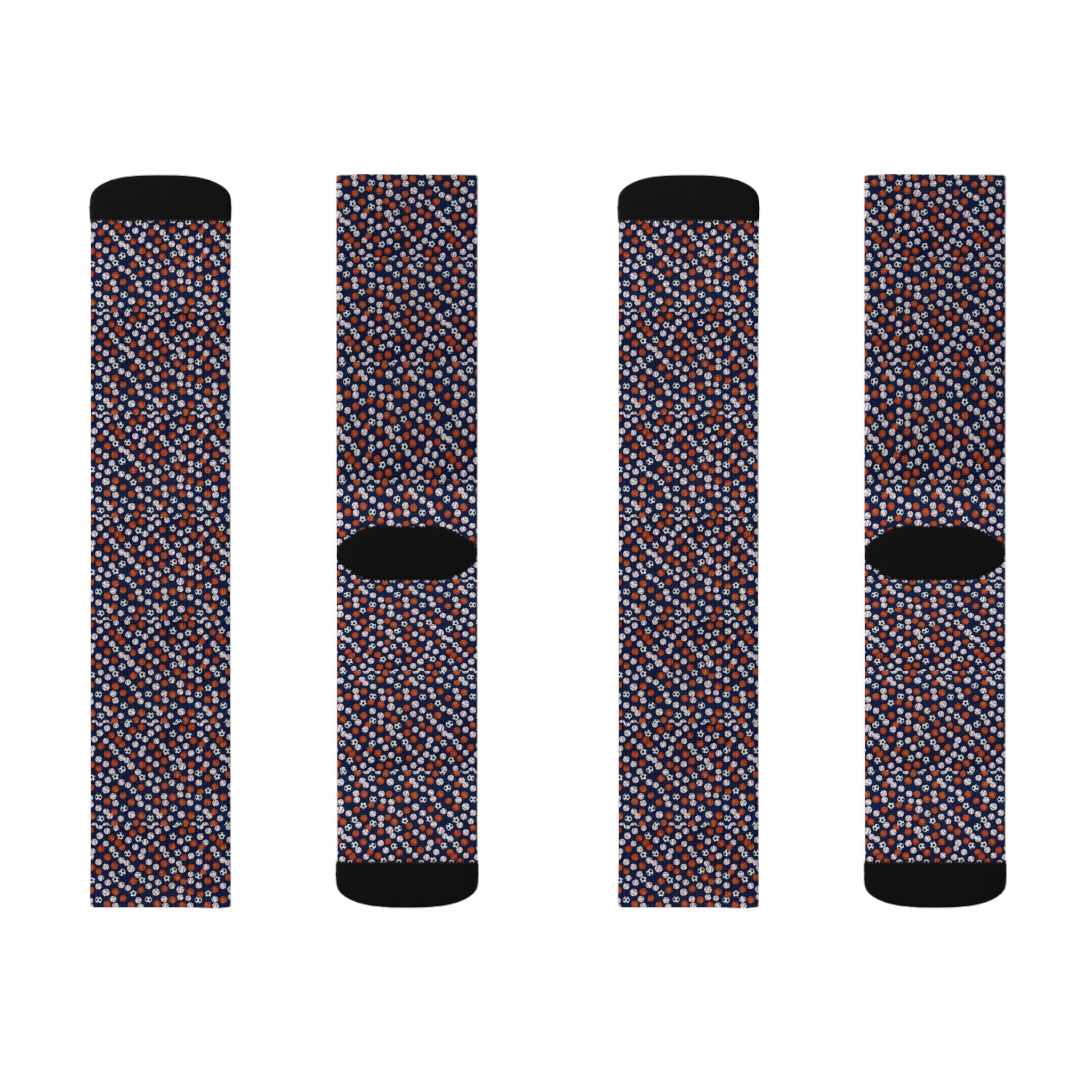 Sports Ball Crew Socks
