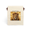 Lion 'Fuel for Greatness' Canvas Lunch Bag
