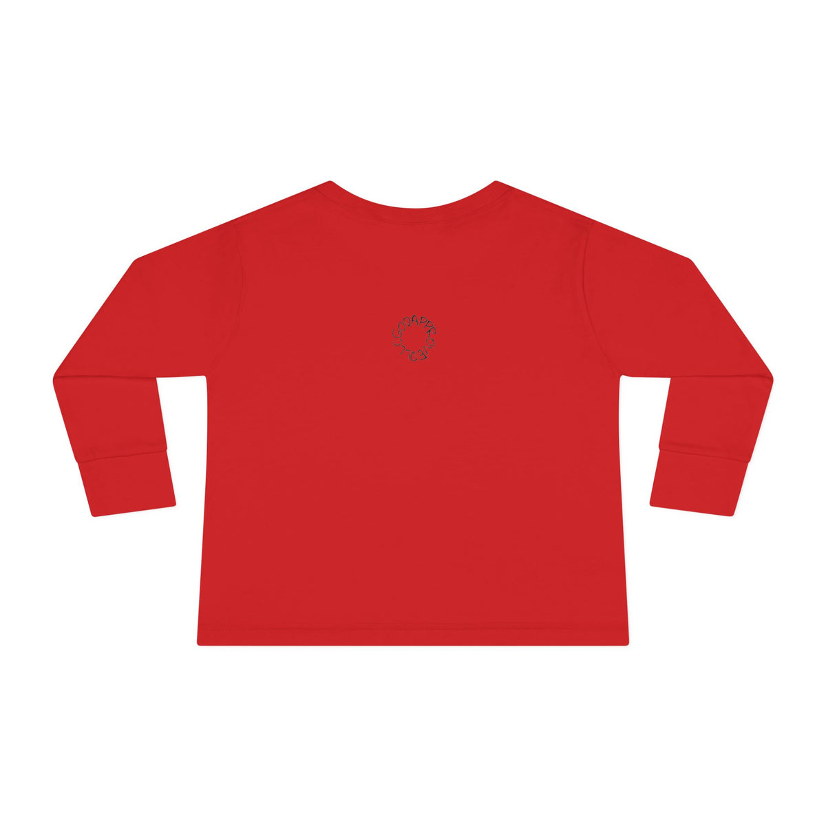 Merry Christmas Toddler Long Sleeve Tee with Christmas Tree