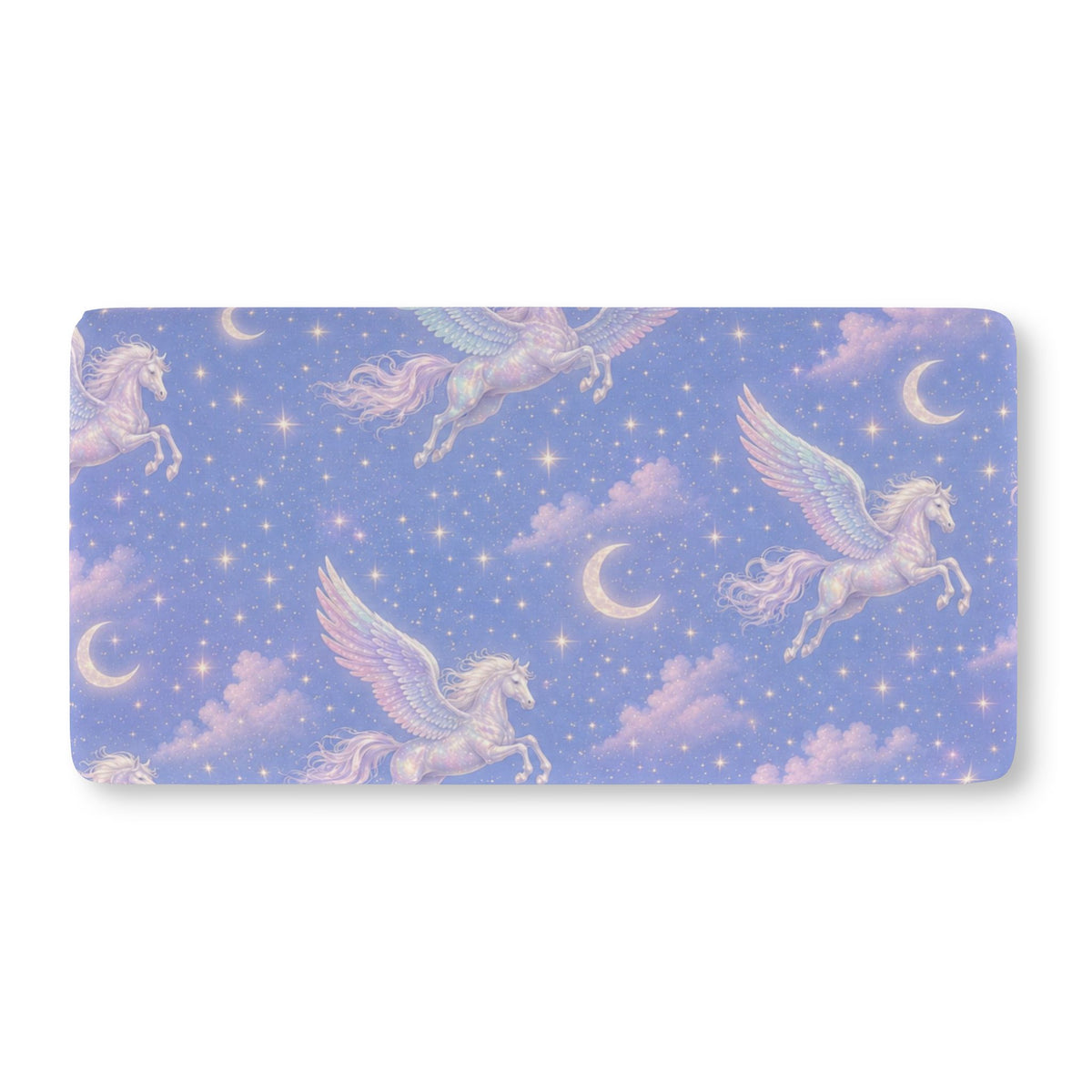 Enchanted Pegasus Crib Sheet — Pastel Hues Baby Fitted Sheet