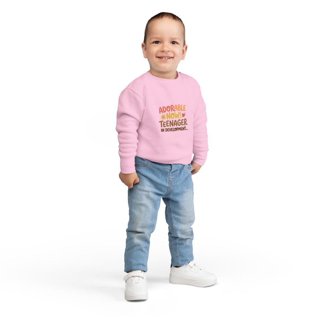 Adorable Now, Teenager in Development Toddler Sweatshirt
