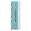 Ocean Waves Yoga Flow Mat — "YOGA FLOW" Printed Exercise Mat