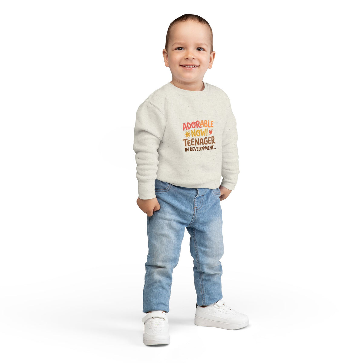 Adorable Now, Teenager in Development Toddler Sweatshirt