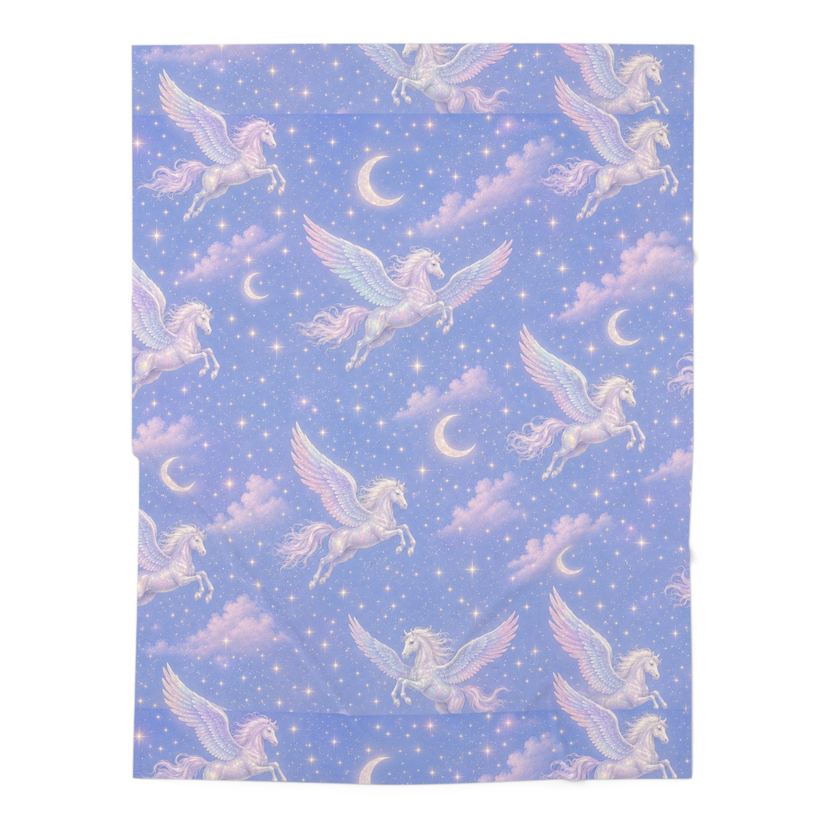 Pegasus Dream Baby Swaddle Blanket — Soft Pegasus Night Sky Infant Wrap