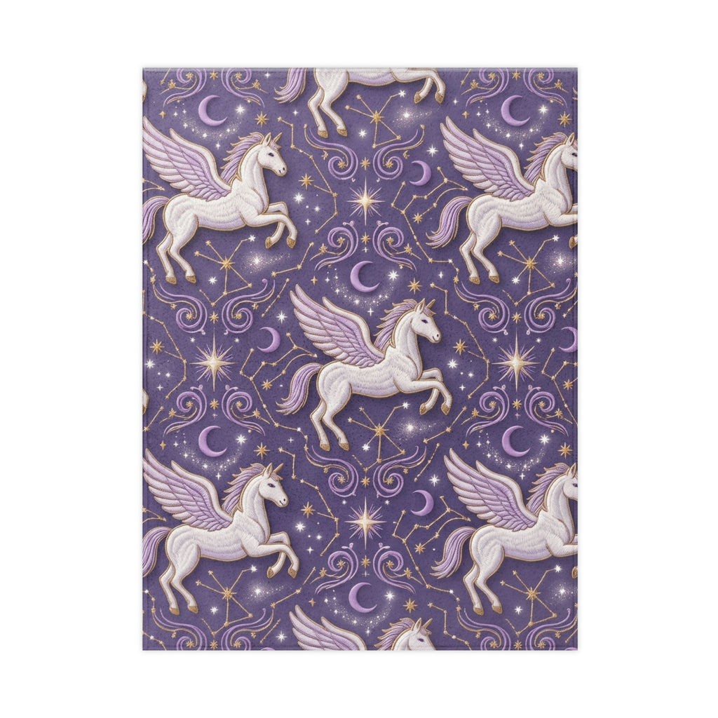 Purple Pegasus Toddler Blanket