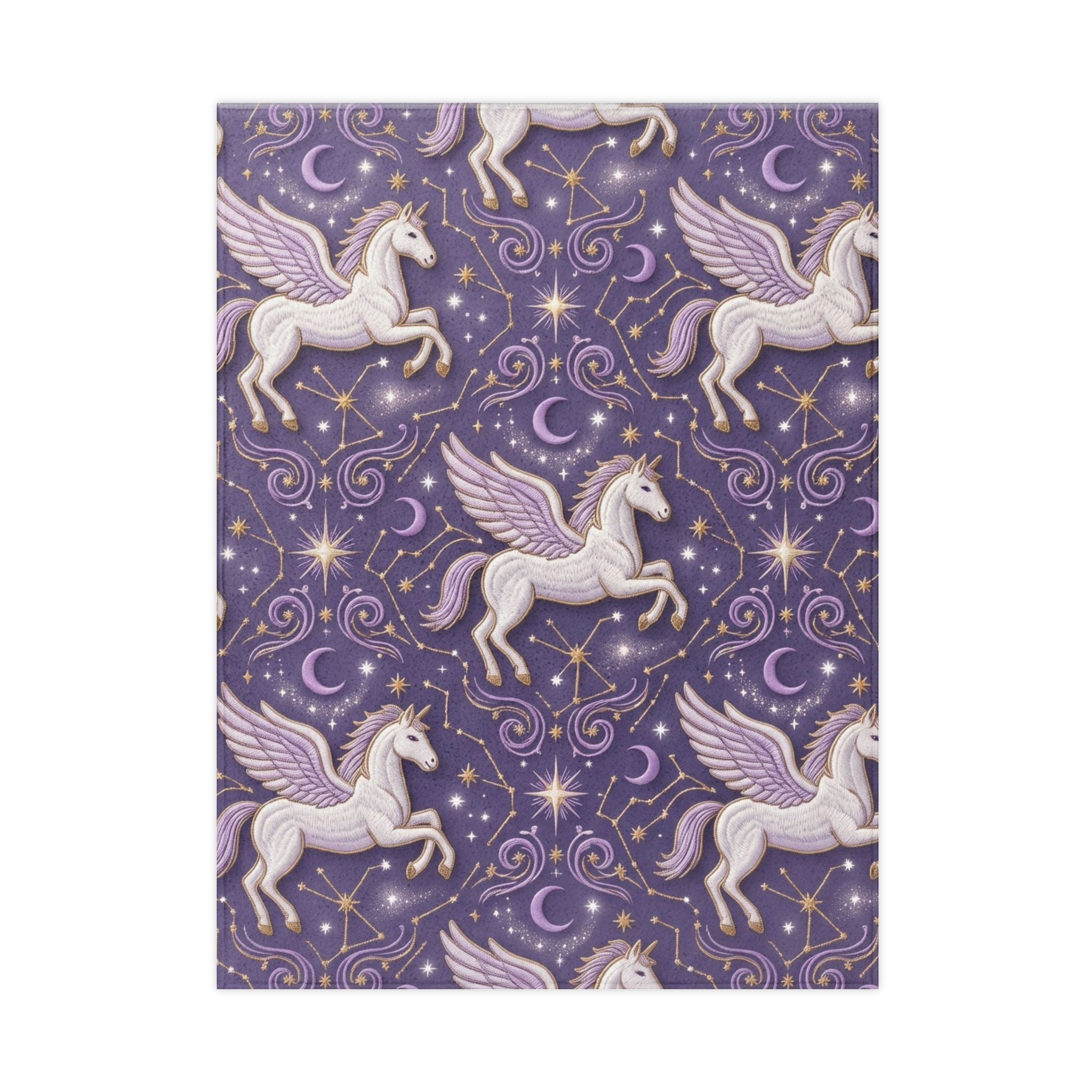 Purple Pegasus Toddler Blanket