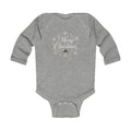 Infant Bodysuit - "Merry Christmas" Holiday Baby Onesie with Snowflake & Holly Design