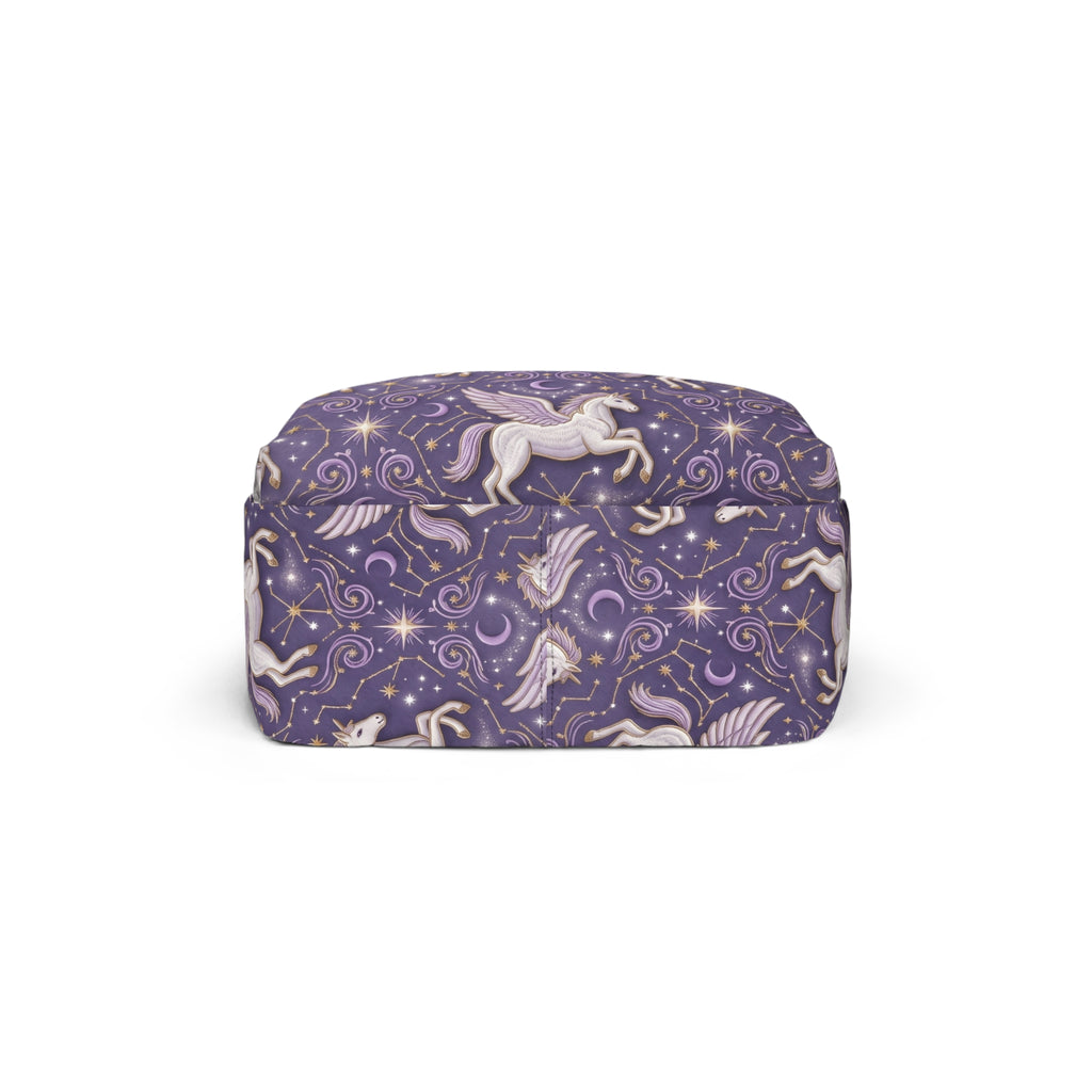 Pegasus Pattern Backpack – Purple Magical School Bag