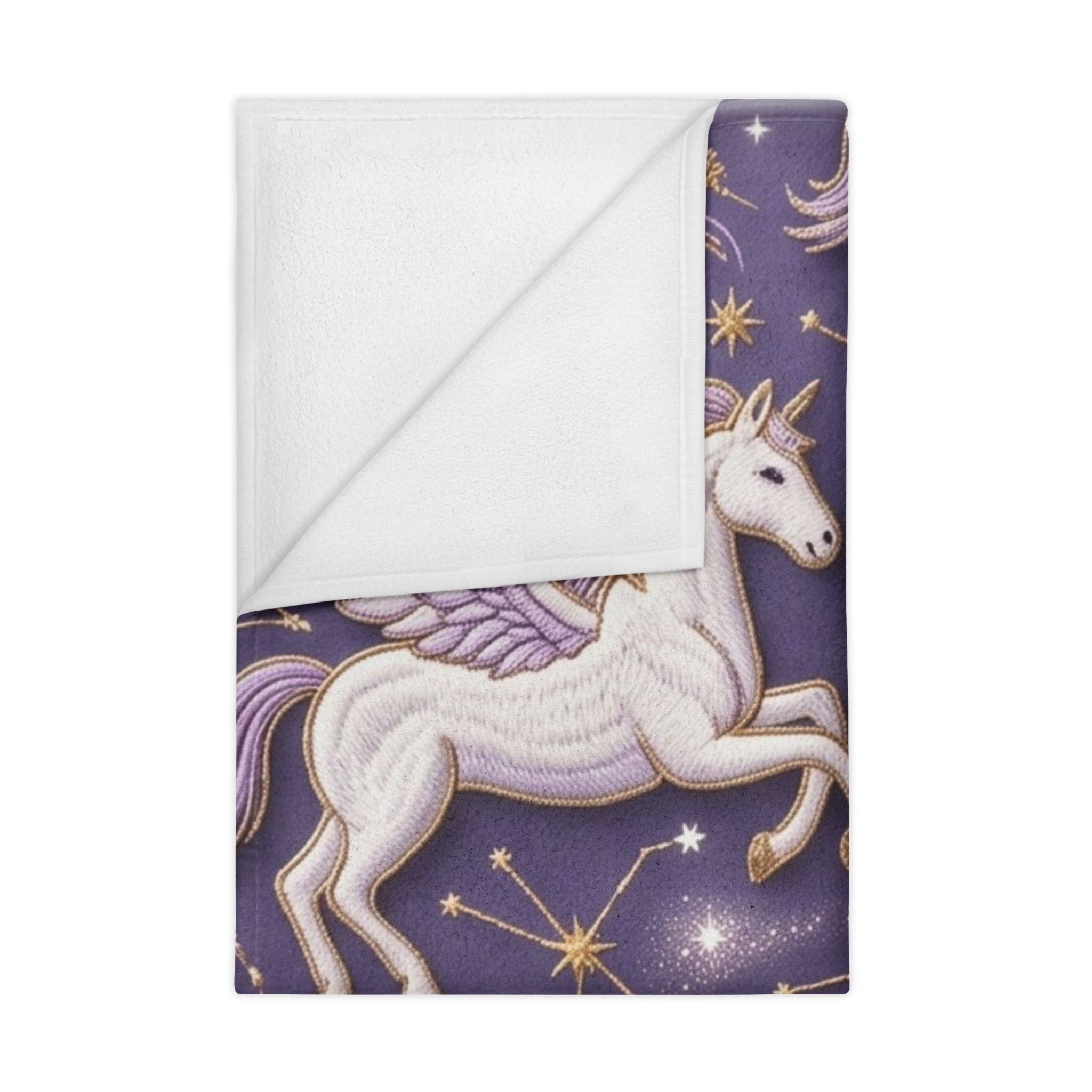 Purple Pegasus Toddler Blanket