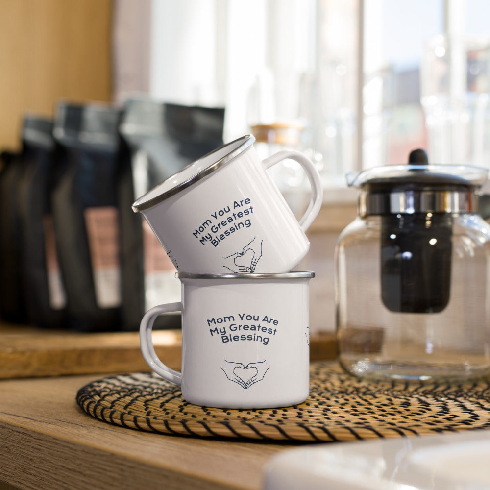 Mom's Enamel Mug