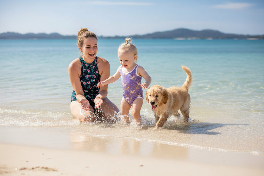 The Celestial Sea-Pony Kids Swimsuit